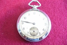 Ancienne montre gousset acier - ,