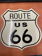 Plaque Panneau en Métal Route 66 US Décoration