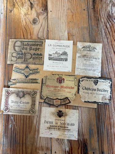 Ancienne étiquettes vin - de,