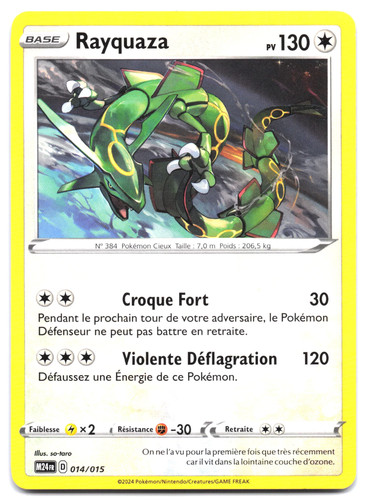 Carte pokémon rayquaza - pokémon,