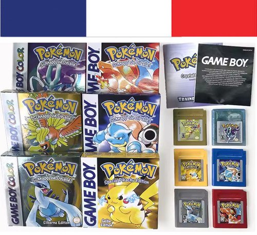 Jeu pokémon gbc pack - pokémon, boite