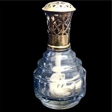 Début XXe LAMPE BERGER CRISTAL BACCARAT SAINT LOUIS Étiquette Au Bon Marché