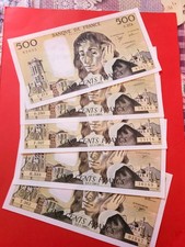 Billet 500 Francs Pascal 1988