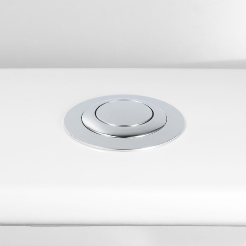 Bouton chasse eau rond - d'eau,