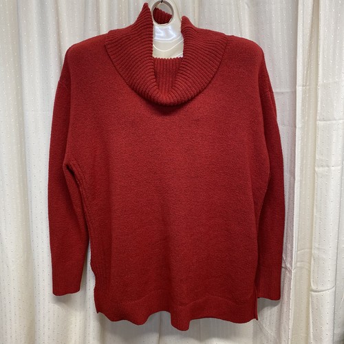 Red cowl neck knit - so,