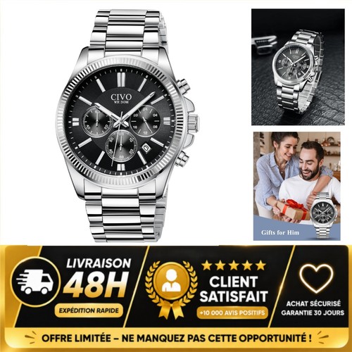 Montre homme civo chronographe - montre,