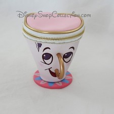 Porte monnaie tasse Zip DISNEY PRIMARK La Belle et la bête 11 cm (DOU^)
