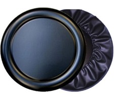 NOIR OU ARGENT SEMI RIGIDE PLASTIQUE PNEU HOUSSE ROUE / VOLANT COUVRE-ROUE 4X4