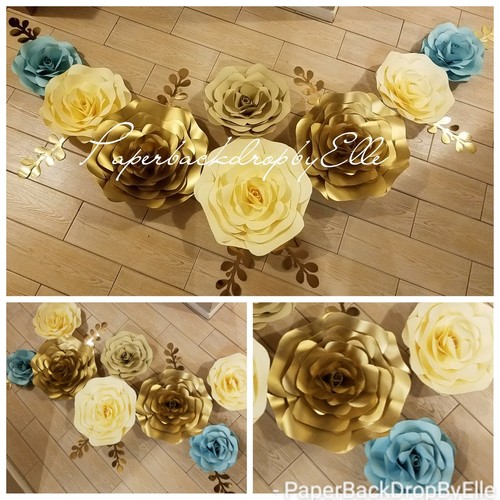 Large paper flowers - large,