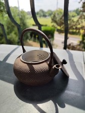 Petite théière de type japonaise noire en fonte 0.25 litre