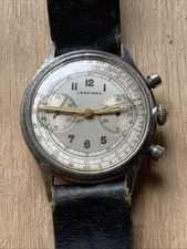 RARE ANCIENNE MONTRE HOMME LEONIDAS MÉCANIQUE LANDERON CHRONOGRAPHE SWISS MADE