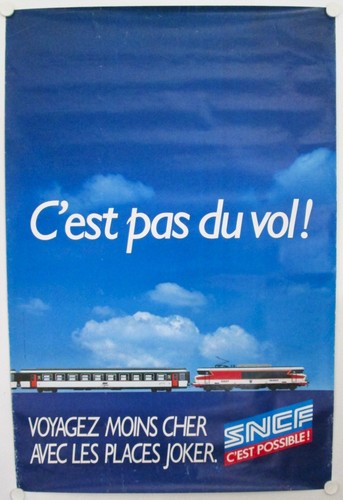 Affiche tourisme sncf - affiche,