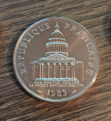 100 frs 1983 pantheon - 1983, sous