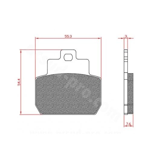 Plaquette frein brenta br3079 - plaquette,