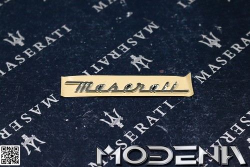 Emblème maserati scritta - maserati,