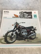 Honda CB500 Four 1971 CB 500 Carte moto Collection Atlas Japon