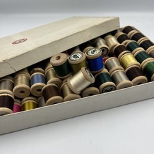 Anciennes  Bobines Fil de soie