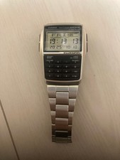 Illuminateur de banque de données de montre numérique CASIO bracelet en...
