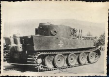 GERMAN Photo WW2 WWII ARCHIVE : Char Panzer TIGRE