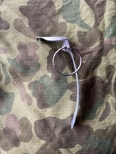 WW2 US MKII Pineapple Grenade Metal Spoon + Ring / Cuillère Goupille Métal #7