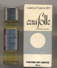 EAU FOLLE de GUY LAROCHE EDTF 6,5 ml pleine avec boite. Ancien et rare