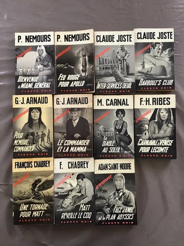 Lot romans fleuve noir - lot,