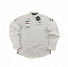 Chemise à manches longues blanches Tommy Hilfiger X Mercedes AMG taille M neuve