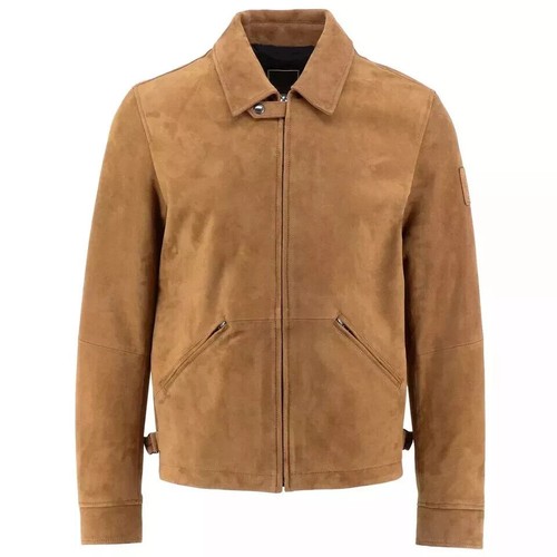 Veste cuir pur daim - cuir, pour
