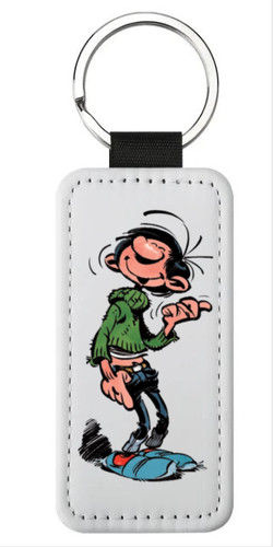 Porte clé gaston lagaffe - clé,