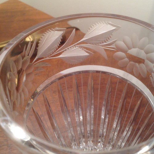 Ancien beau vase cristal