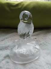FIGURINE HIBOU / CHOUETTE CRISTAL D'ARQUES