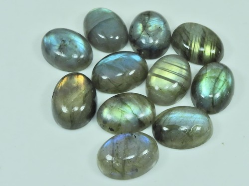 Cabochon ovale labradorite - ovale, en