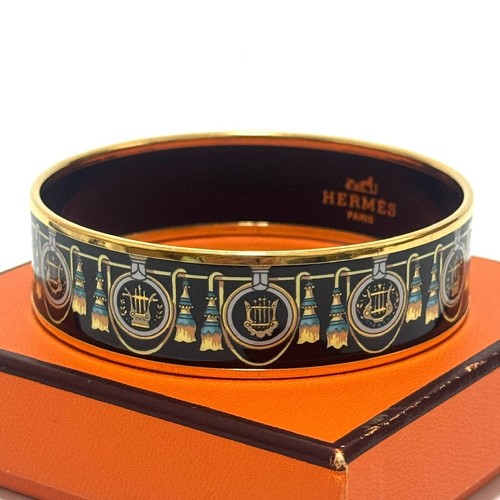 Bracelet hermes émail noir - bracelet,