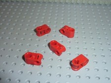 5 x LEGO TECHNIC red axle