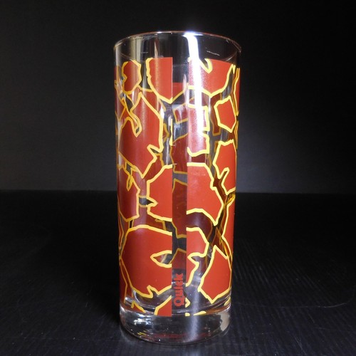Verre quick rouge jaune - verre,