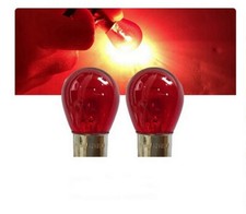Ampoules BAY15D P21/5W remplacement Rouge veilleuses freins stop voitures motos