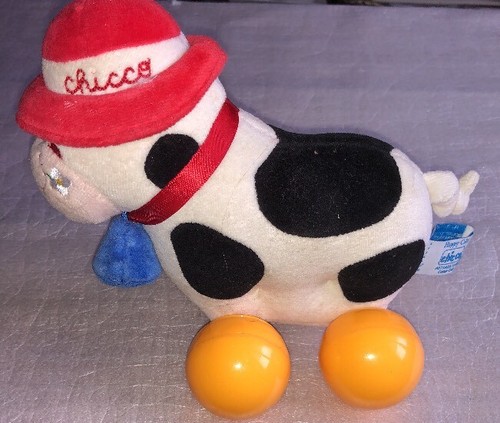 Doudou peluche chicco - peluche, vache