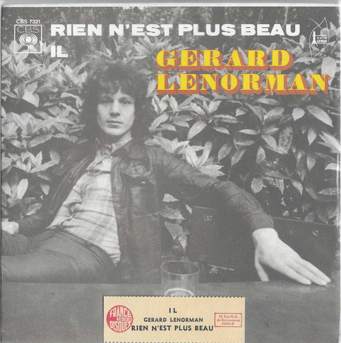 Gerard lenorman rien - 45,