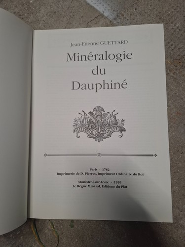 Livre mineralogie rare - mineralogie,