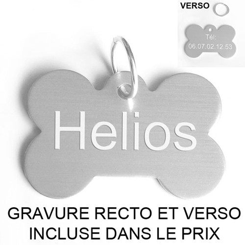 Medaille chien gravee - ,