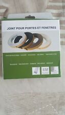 JOINT POUR PORTE ET FENÊTRE 9 X 2 MM LONGUEUR 6 MÈTRES COULEUR NOIR