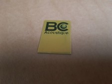 logo Bc Acoustique - alu 40 x 28 mm