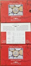 France rare coffret BU FDC 1997 Monnaie de Paris vide sans pièces lettre suivie