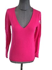 Très Beau Pull Laine Fuschia Zadig & Voltaire S Tbe Authentique 