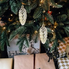  10 Pcs Pomme De Pin Noel En