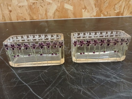 Paire petits vases - de,