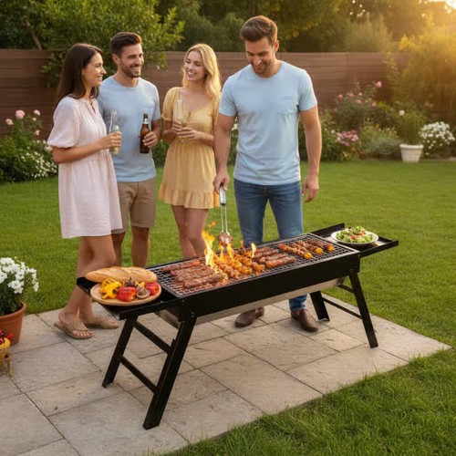 Barbecue pliable charbon - pliable, au