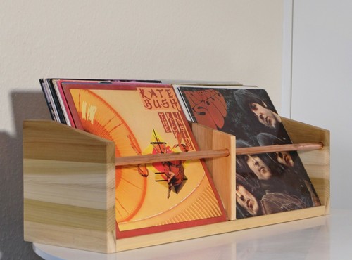 Double vinyl record holder - double,
