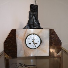 Pendule Art Déco en marbre