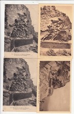 Lot 4 cartes postales